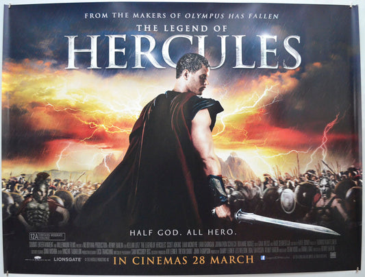 The Legend Of Hercules (Teaser / Advance Version) Original Quad Poster - Film Poster - Movie Poster