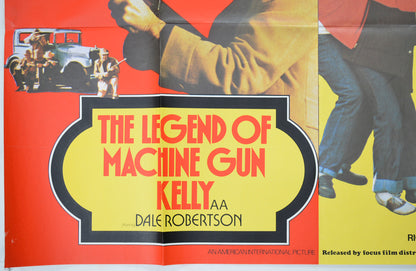 THE LEGEND OF MACHINE GUN KELLY / HIGHWAY GIRL (Bottom Left) Cinema Quad Movie Poster 