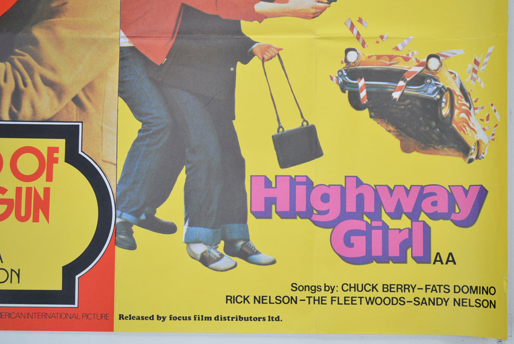 THE LEGEND OF MACHINE GUN KELLY / HIGHWAY GIRL (Bottom Right) Cinema Quad Movie Poster 