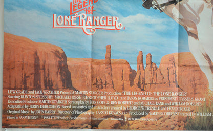 THE LEGEND OF THE LONE RANGER (Bottom Left) Cinema Quad Movie Poster 