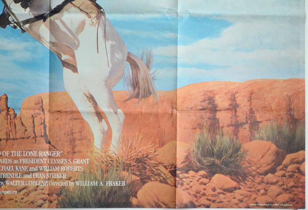 THE LEGEND OF THE LONE RANGER (Bottom Right) Cinema Quad Movie Poster 