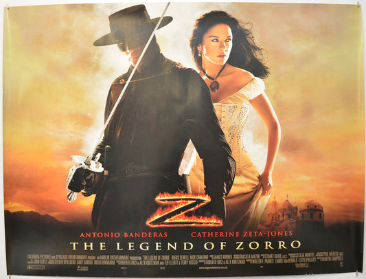 The Legend Of Zorro Original Quad Poster - Film Poster - Movie Poster  