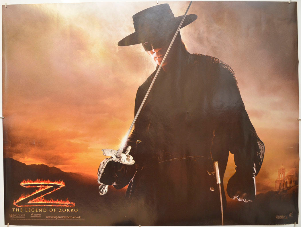 The Legend Of Zorro Original Quad Poster - Film Poster - Movie Poster