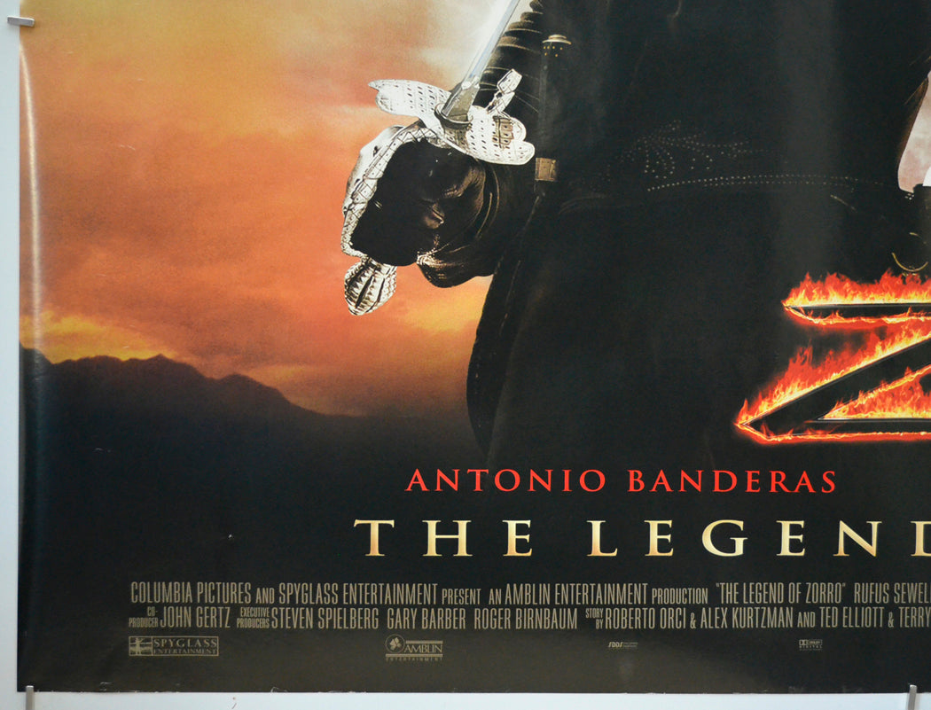 THE LEGEND OF ZORRO (Bottom Left) Cinema Quad Movie Poster 