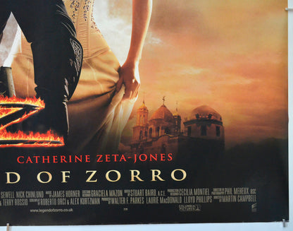 THE LEGEND OF ZORRO (Bottom Right) Cinema Quad Movie Poster 