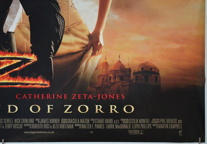 THE LEGEND OF ZORRO (Bottom Right) Cinema Quad Movie Poster 