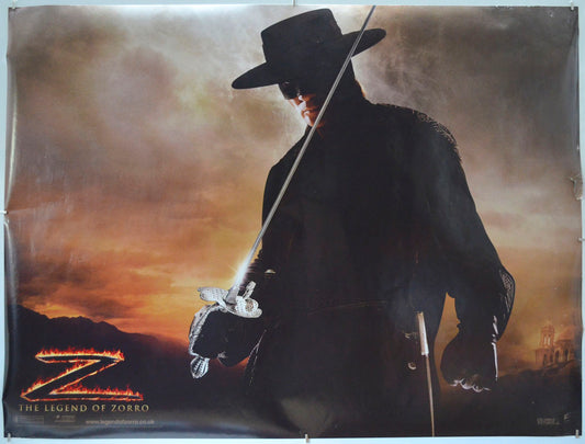 The Legend Of Zorro (Banderas - Teaser / Advance Version) Original Quad Poster - Film Poster - Movie Poster