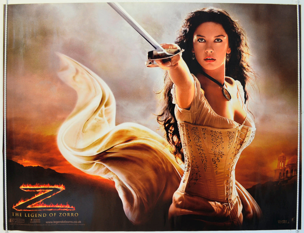 The Legend Of Zorro  Original British Quad Poster - Film Poster - Movie Poster 