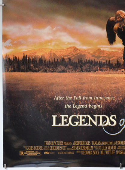 LEGENDS OF THE FALL (Bottom Left) Cinema One Sheet Movie Poster 