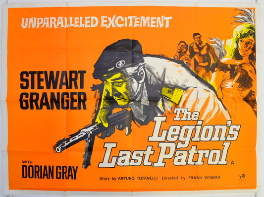 The Legion's Last Patrol  Original British Quad Poster - Film Poster - Movie Poster 