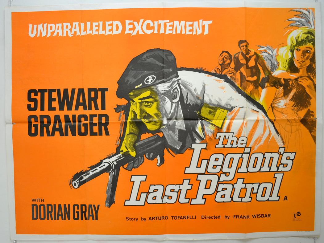 The Legion's Last Patrol Original Quad Poster - Film Poster - Movie Poster  