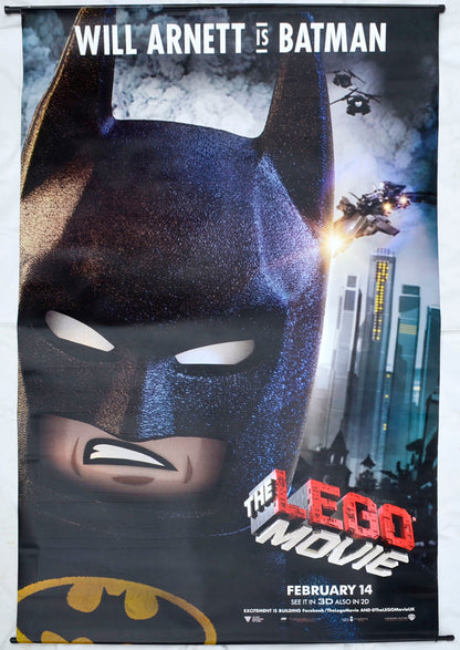 THE LEGO MOVIE Cinema BATMAN BANNER 