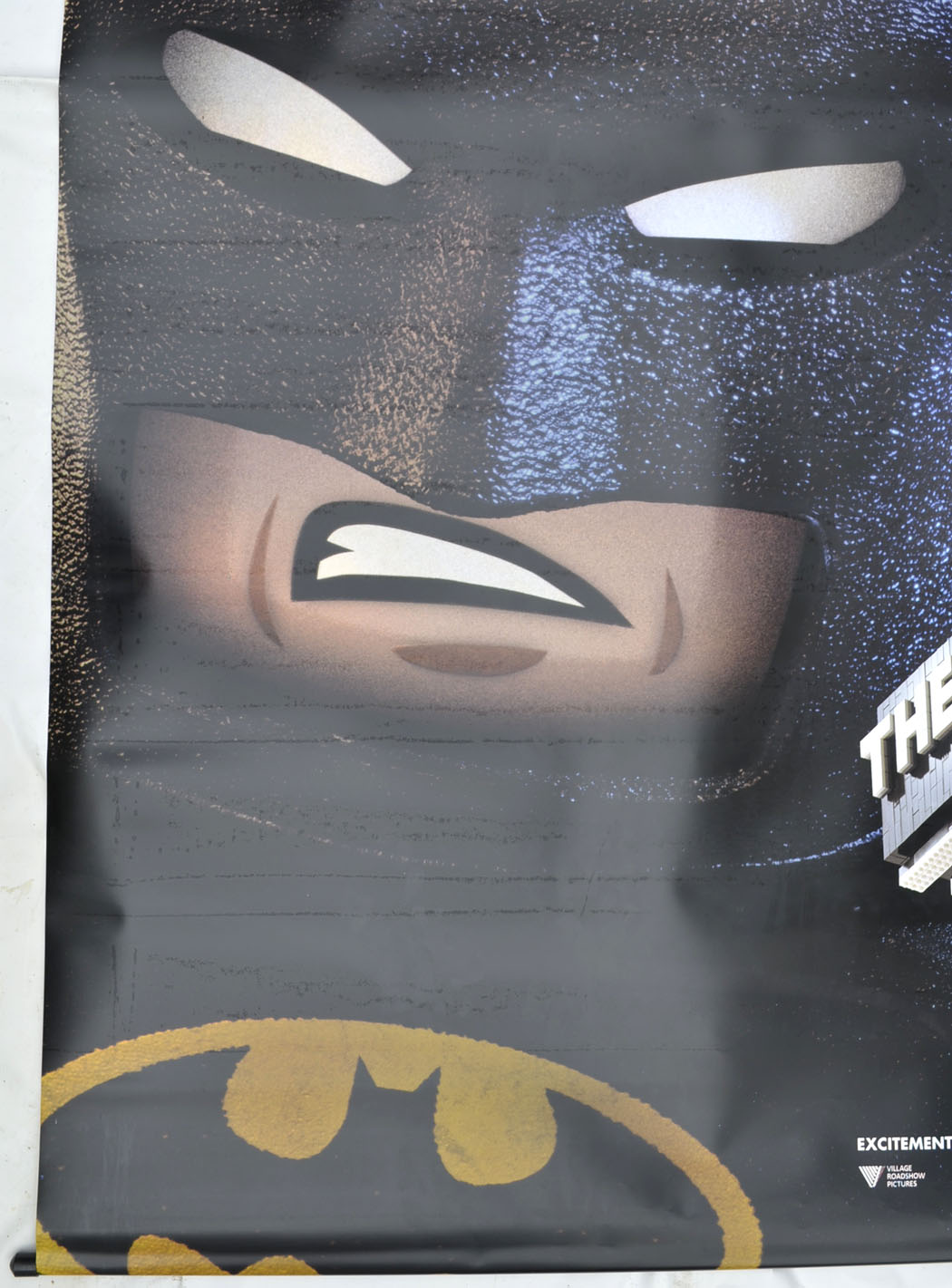 THE LEGO MOVIE Cinema BATMAN BANNER Bottom Left  