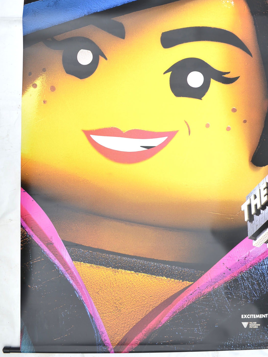 THE LEGO MOVIE Cinema WYLDESTYLE BANNER Bottom Left  