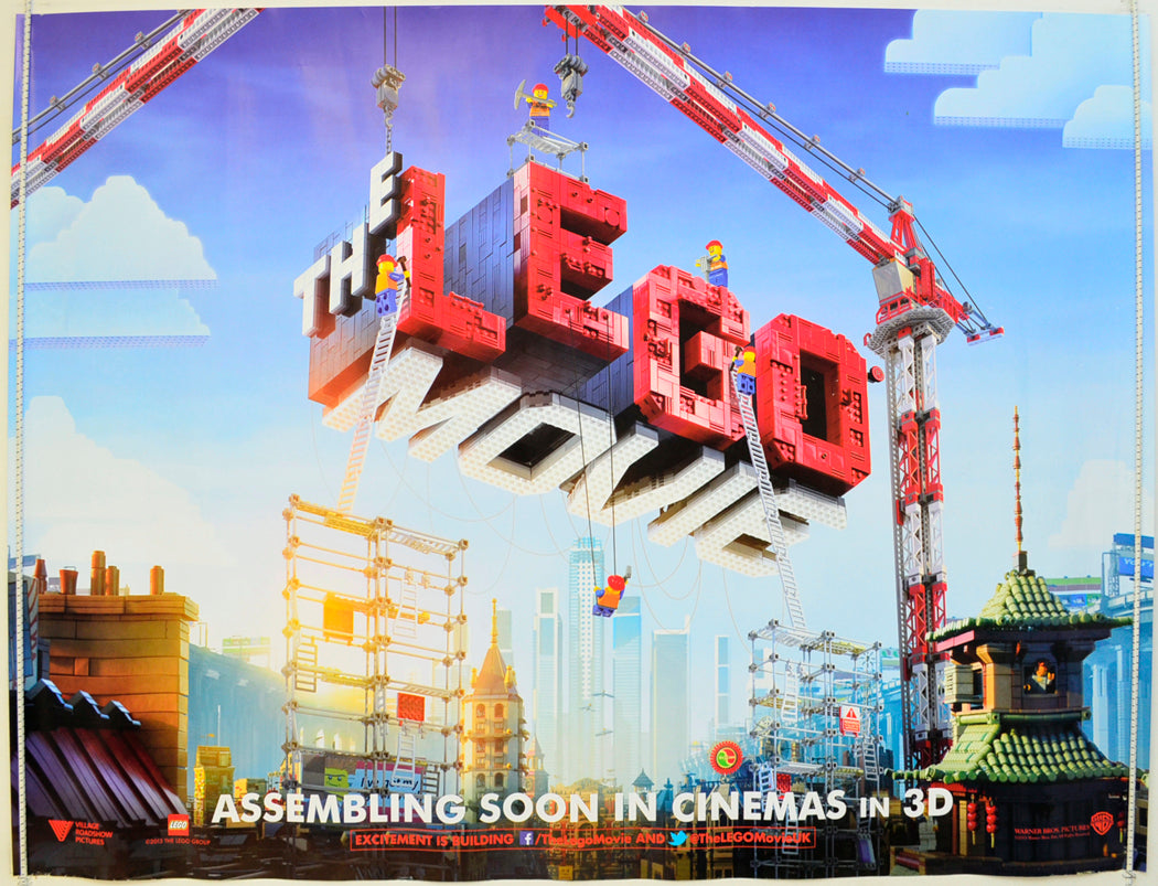 The Lego Movie   (Teaser / Advance Version)   Original Quad Poster - Film Poster - Movie Poster  