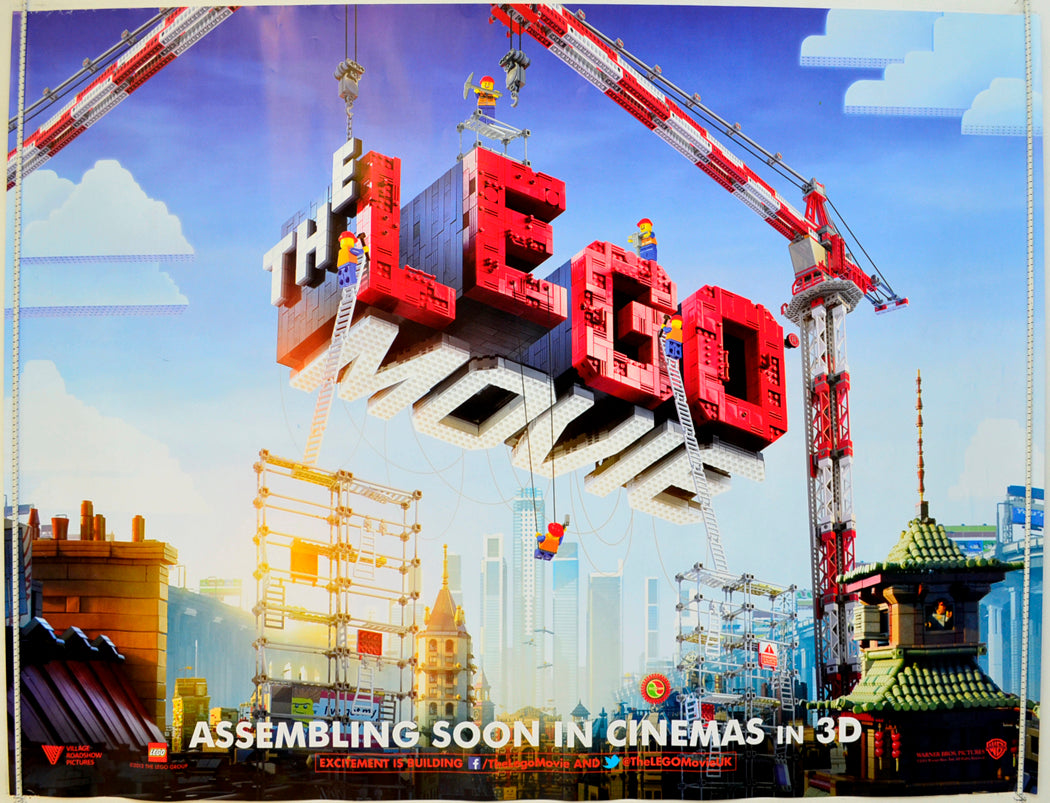 The Lego Movie   (Teaser / Advance Version)   Original Quad Poster - Film Poster - Movie Poster  