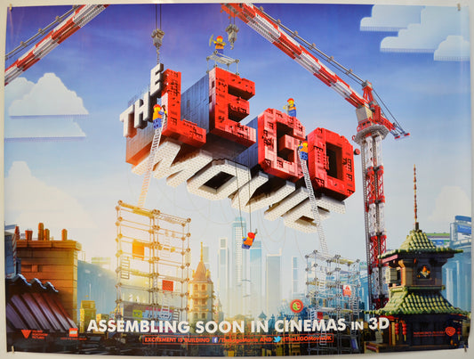 The Lego Movie  (Teaser / Advance Version)   Original Quad Poster - Film Poster - Movie Poster