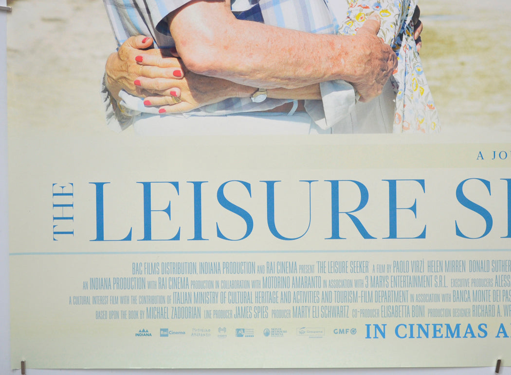 THE LEISURE SEEKER (Bottom Left) Cinema Quad Movie Poster 