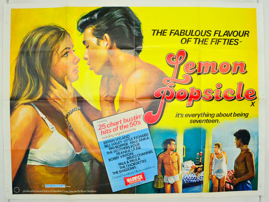 Lemon Popsicle  (a.k.a. Eskimo Limon)   Original British Quad Poster - Film Poster - Movie Poster 