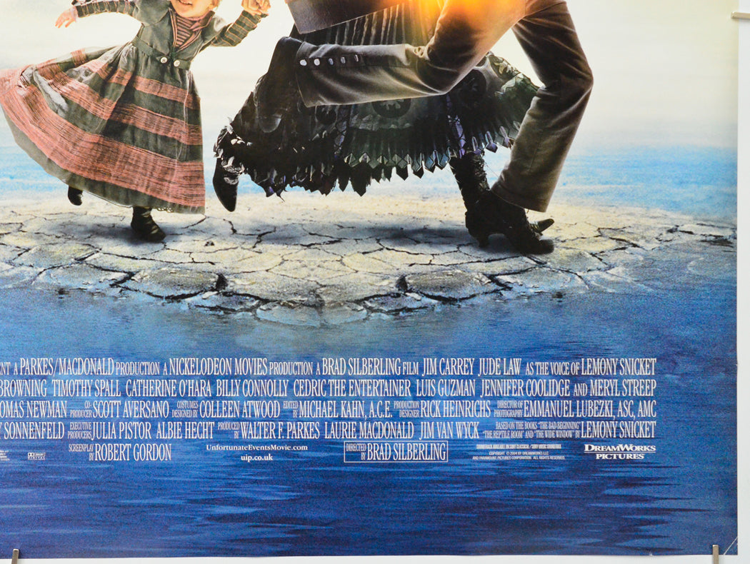Lemony Snicket's : A Series Of Unfortunate Events (Bottom Right) Cinema Quad Movie Poster 