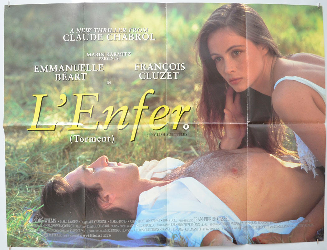 L'Enfer (a.k.a. Torment) Original Quad Poster - Film Poster - Movie Poster