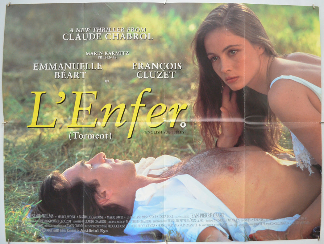 L'Enfer (a.k.a. Torment)  - Original Quad Poster - Film Poster - Movie Poster