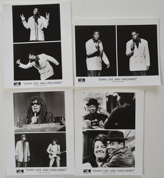 Lenny Live And Unleashed  4 Original Black And White Press Stills 