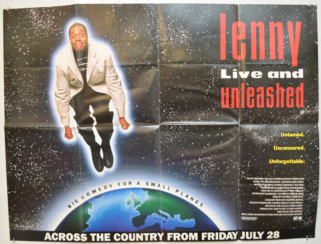 Lenny Live And Unleashed  Original Quad Poster - Film Poster - Movie Poster