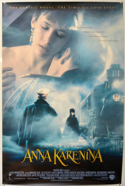 Leo Tolstoy's : Anna Karenina  Original One Sheet Poster - Film Poster - Movie Poster