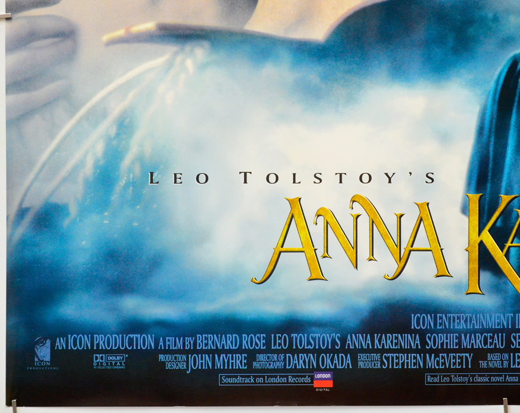 Leo Tolstoy's : Anna Karenina (Bottom Left) Cinema Quad Movie Poster 