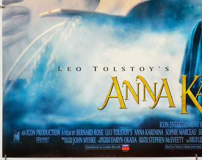 Leo Tolstoy's : Anna Karenina (Bottom Left) Cinema Quad Movie Poster 