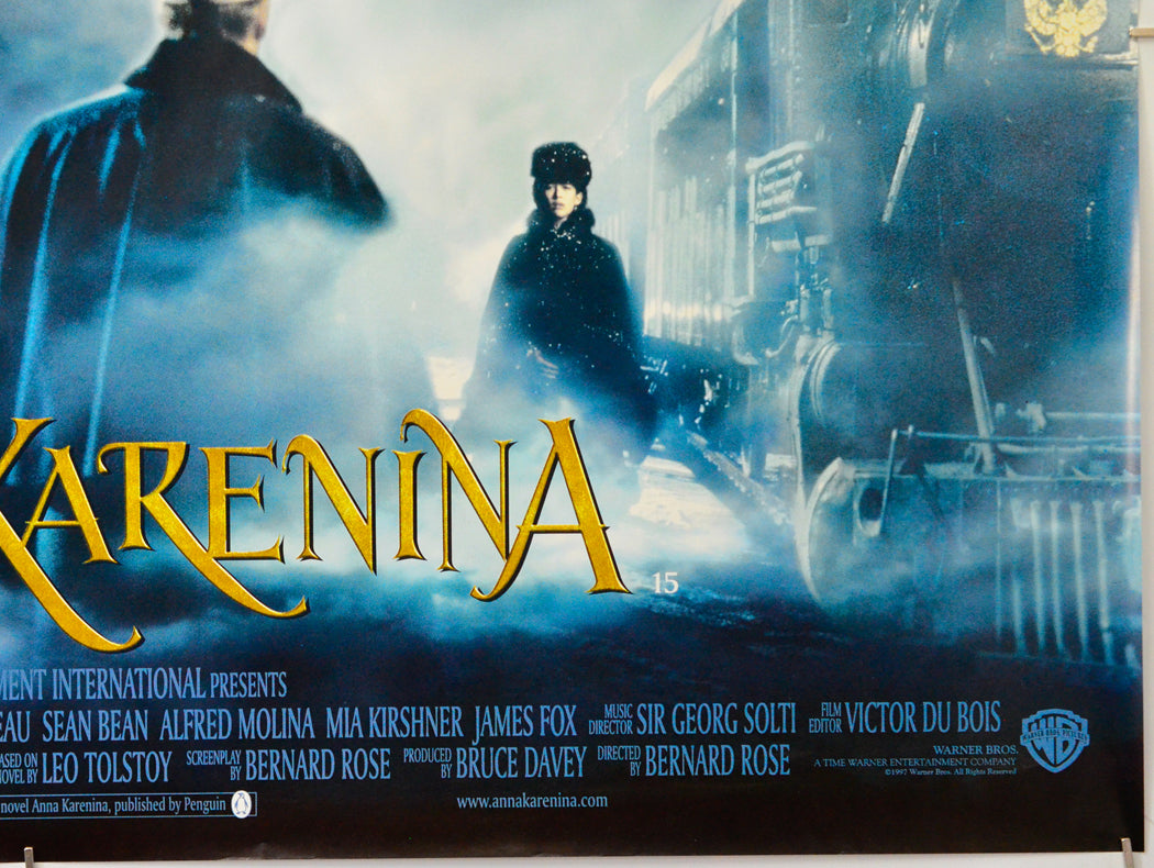 Leo Tolstoy's : Anna Karenina (Bottom Right) Cinema Quad Movie Poster 