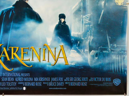 Leo Tolstoy's : Anna Karenina (Bottom Right) Cinema Quad Movie Poster 