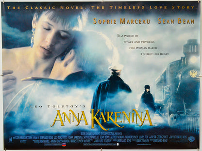 Leo Tolstoy's : Anna Karenina - Original Quad Poster - Film Poster - Movie Poster