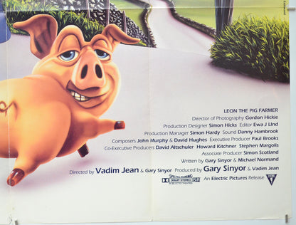 LEON THE PIG FARMER (Bottom Right) Cinema Quad Movie Poster 