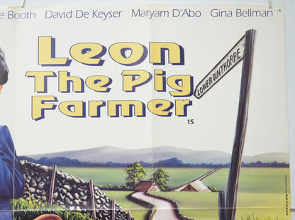 LEON THE PIG FARMER (Top Right) Cinema Quad Movie Poster 