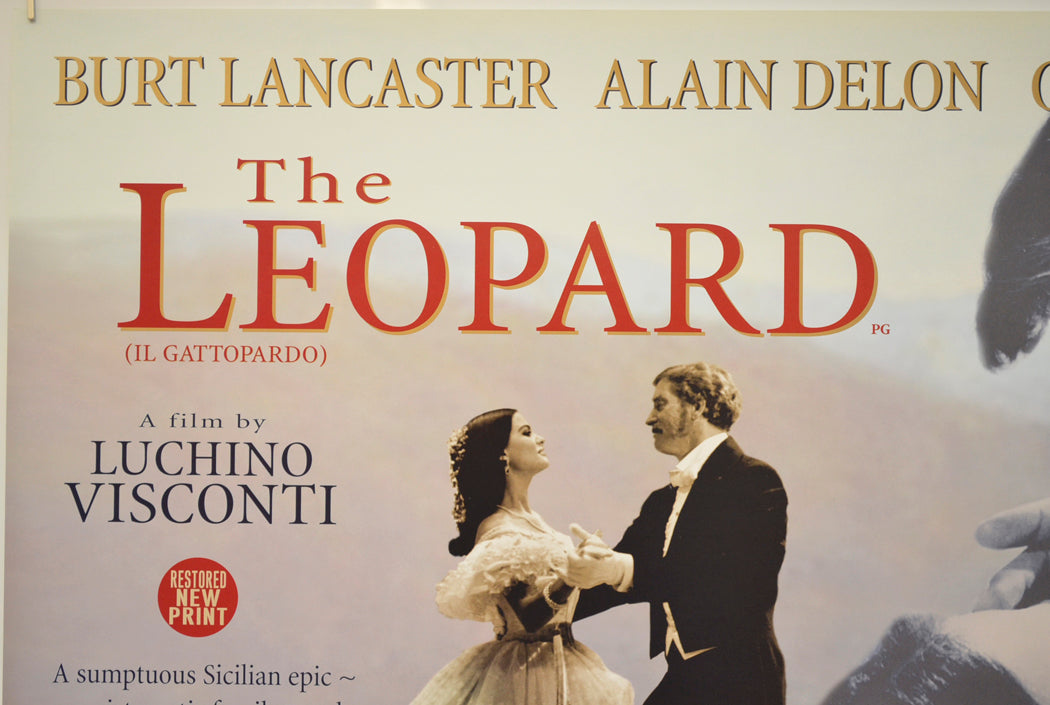 THE LEOPARD (Top Left) Cinema Quad Movie Poster 