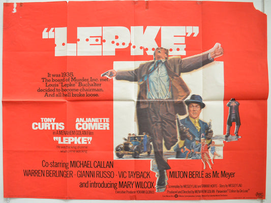 Lepke  Original British Quad Poster - Film Poster - Movie Poster 