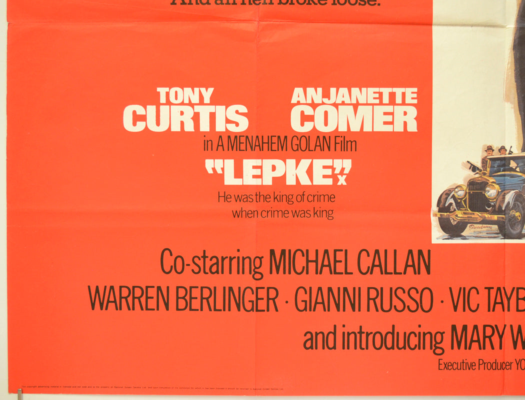 LEPKE (Bottom Left) Cinema Quad Movie Poster 