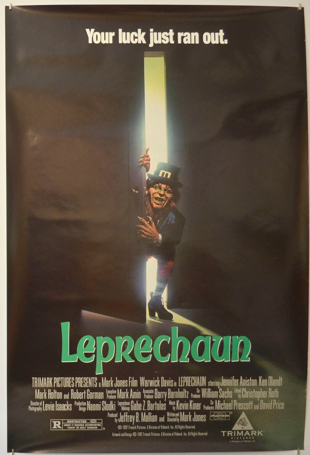 Leprechaun Original One Sheet Poster - Film Poster - Movie Poster