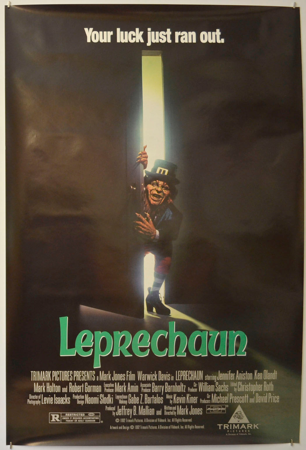 Leprechaun Original One Sheet Poster - Film Poster - Movie Poster