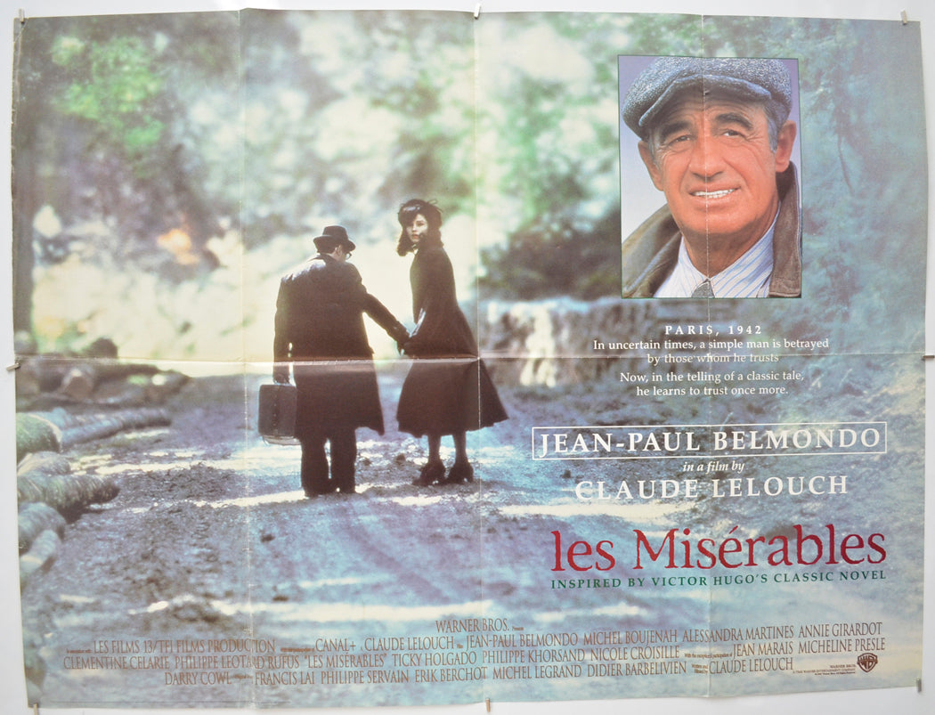 Les Miserables Original Quad Poster - Film Poster - Movie Poster