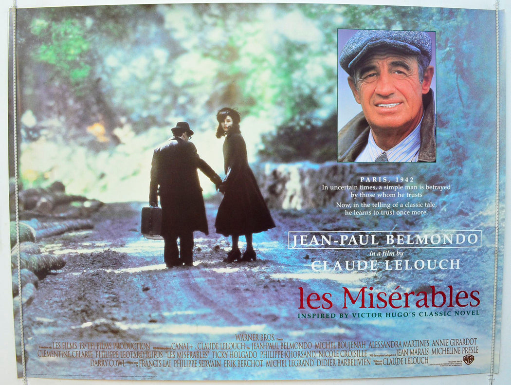 Les Miserables  Original British Quad Poster - Film Poster - Movie Poster