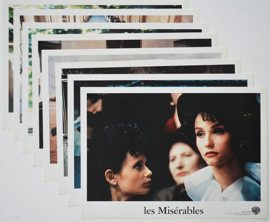 LES MISERABLES (Full View) Cinema Set of Colour FOH Stills / Lobby Cards  