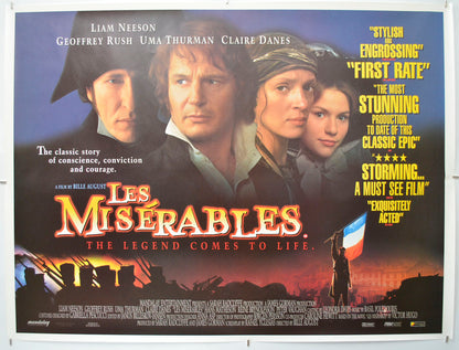 Les Miserables Original Quad Poster - Film Poster - Movie Poster