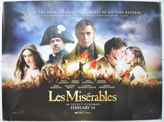 Les Miserables (2024 re-release Version)  Original Quad Poster - Film Poster - Movie Poster