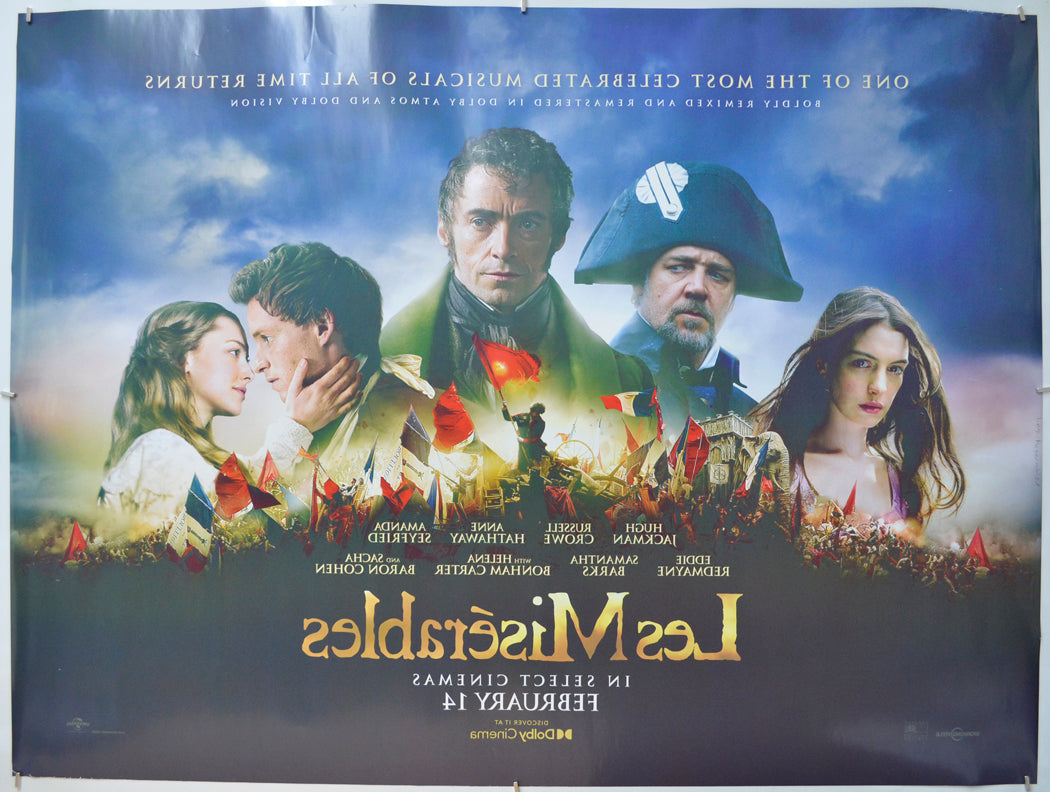 LES MISERABLES (Back Cinema Quad Movie Poster 