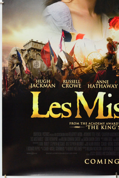 Les Miserables (Bottom Left) Cinema One Sheet Movie Poster 
