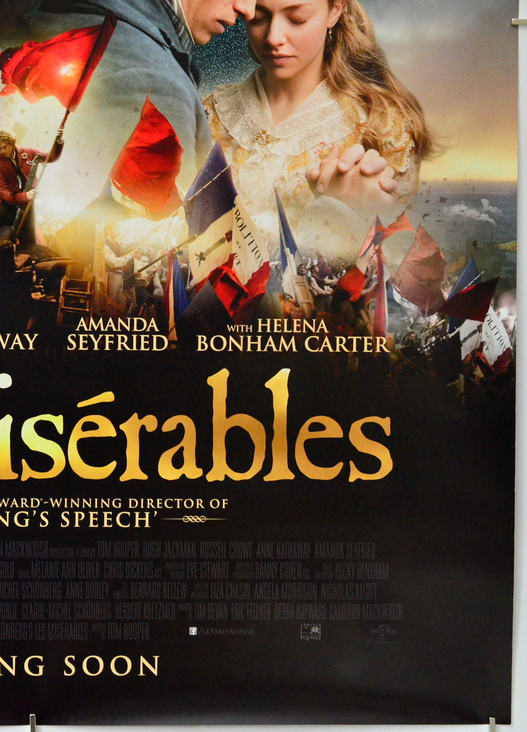 Les Miserables (Bottom Right) Cinema One Sheet Movie Poster 