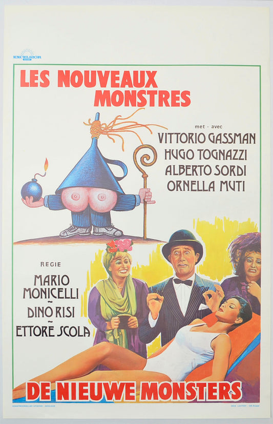 Les Nouveaux Monstres (a.k.a. Viva Italia!) Original Belgian Poster - Film Poster - Movie Poster